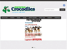 Tablet Screenshot of crocodiles-ihlow.de